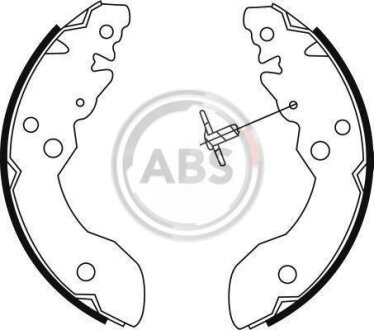 Комплект тормозных колодок A.B.S. 8974