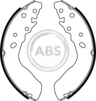 Комплект тормозных колодок A.B.S. 8975