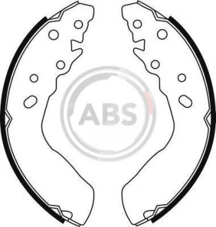 Комплект тормозных колодок A.B.S. 8975