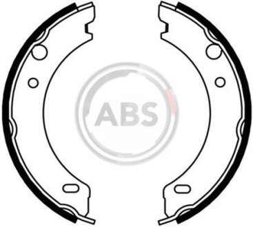 Комплект гальмівних колодок, стоянкове гальмо A.B.S. 8992
