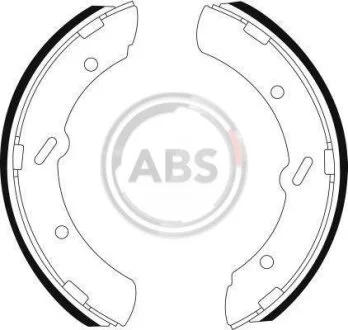 Комплект тормозных колодок A.B.S. 9009
