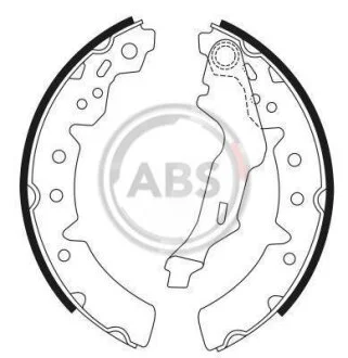 Комплект подшипника ступицы колеса A.B.S. 9011