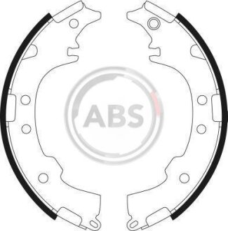Комплект гальмівних колодок A.B.S. 9014