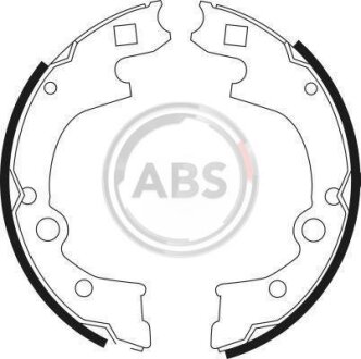 Комплект гальмівних колодок A.B.S. 9035