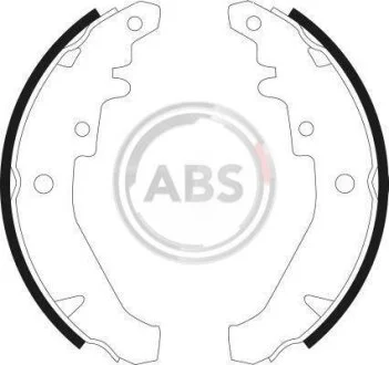 Комплект гальмівних колодок A.B.S. 9073