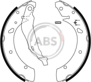 Комплект тормозных колодок A.B.S. 9076