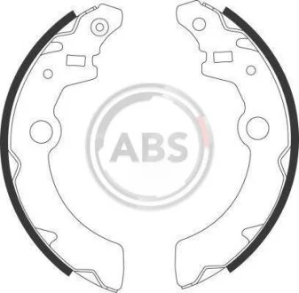 Комплект гальмівних колодок A.B.S. 9102