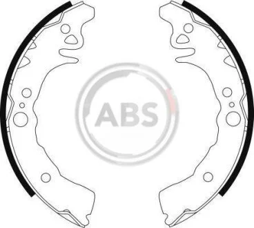 Комплект тормозных колодок A.B.S. 9120