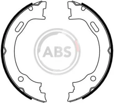 Комплект тормозных колодок, стояночная тормозная система A.B.S. 9142
