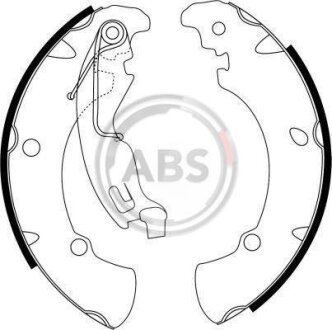 Комплект гальмівних колодок A.B.S. 9154