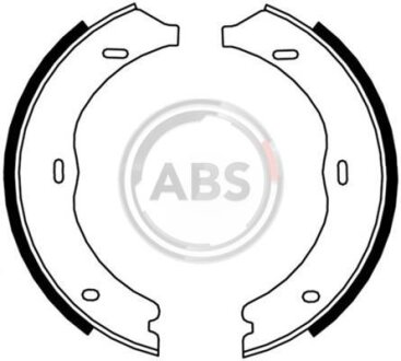 Колодка торм. барабан. MB VIANO/VITO задн. (ABS) A.B.S. 9176