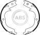 Колодка торм. барабан. MITSUBISHI LANCER 2.0 EVO 08-,OUTLANDER II 2.2 3.0 07 задн. (ABS) A.B.S. 9235 (фото 1)