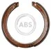 Комплект гальмівних колодок, стоянкове гальмо A.B.S. 9305 (фото 1)