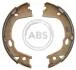 Комплект тормозных колодок, стояночная тормозная система A.B.S. 9317 (фото 1)