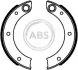 Комплект гальмівних колодок, стоянкове гальмо A.B.S. 9350 (фото 1)