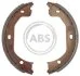 Комплект гальмівних колодок, стоянкове гальмо A.B.S. 9356 (фото 1)