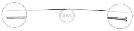Тросовий привод, стоянкове гальмо A.B.S. K10581
