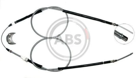 Тросовий привод, стоянкове гальмо A.B.S. K10685