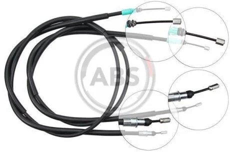 Тросовий привод, стоянкове гальмо A.B.S. K10765