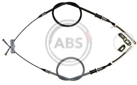 Тросовий привод, стоянкове гальмо A.B.S. K11285