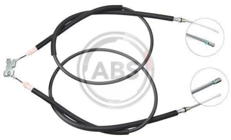 Трос ручного гальма Escort (95-00) A.B.S. K12035