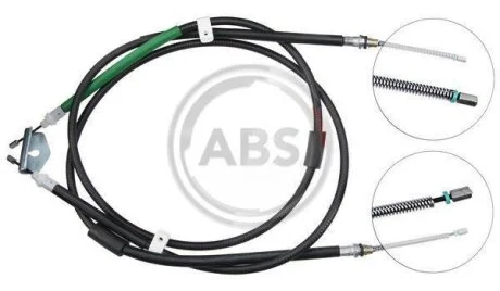 Трос, стояночная тормозная система A.B.S. K12415
