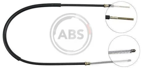 Тросовий привод, стоянкове гальмо A.B.S. K12597