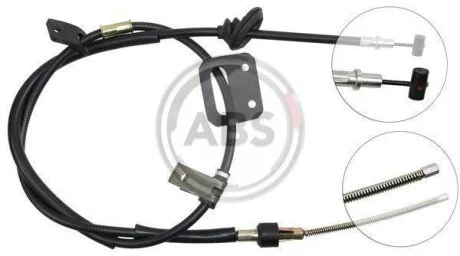 Тросовий привод, стоянкове гальмо A.B.S. K12637
