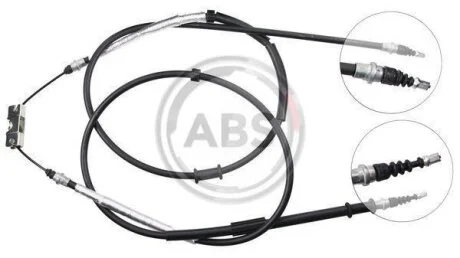 Тросовий привод, стоянкове гальмо A.B.S. K13446