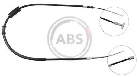 Тросовий привод, стоянкове гальмо A.B.S. K13608