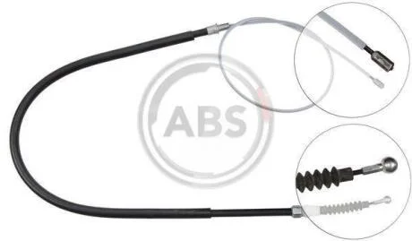 Трос ручного гальма зад. Superb 08-15 1.9TDI A.B.S. K13766