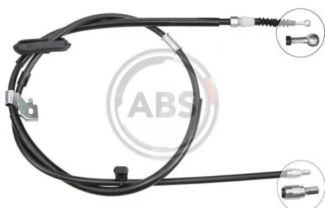 Тросовий привод, стоянкове гальмо A.B.S. K13883