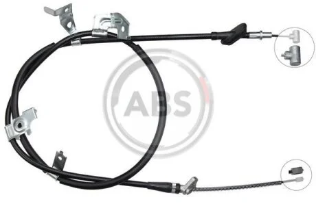 Тросовий привод, стоянкове гальмо A.B.S. K13934