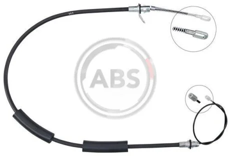Трос ручнго гальма задній, лівий CHRYSLER VOYAGER 01-08 (коротка база, диск) A.B.S. K14049
