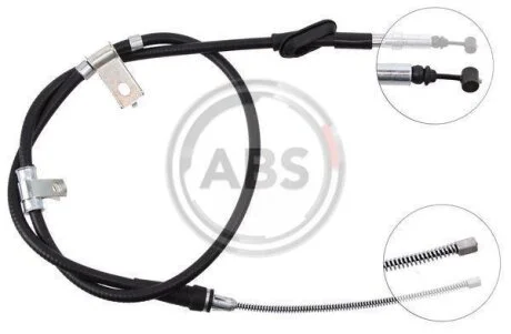 Тросовий привод, стоянкове гальмо A.B.S. K15688