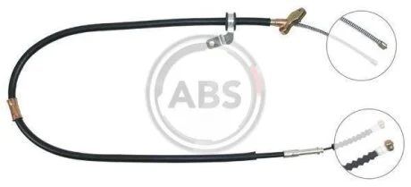 Трос, стояночная тормозная система A.B.S. K16337