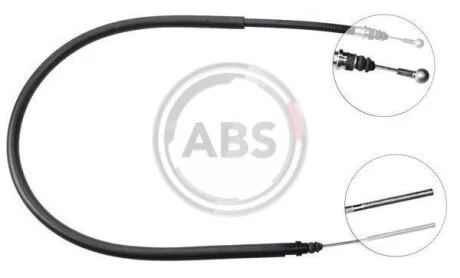Тросовий привод, стоянкове гальмо A.B.S. K16517