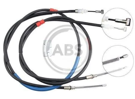 Тросовий привод, стоянкове гальмо A.B.S. K17385