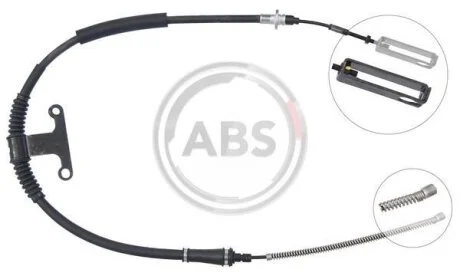 Тросовий привод, стоянкове гальмо A.B.S. K17445