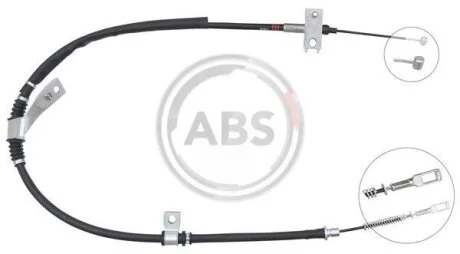 Тросовий привод, стоянкове гальмо A.B.S. K17459