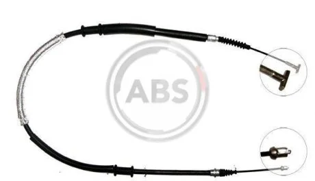 Тросовий привод, стоянкове гальмо A.B.S. K18007