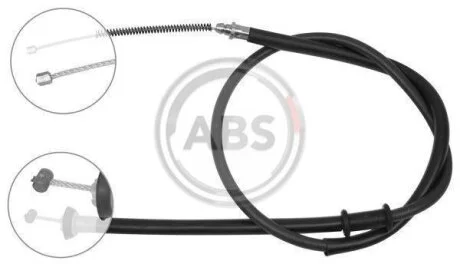 Тросовий привод, стоянкове гальмо A.B.S. K18126