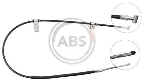 Тросовий привод, стоянкове гальмо A.B.S. K18898