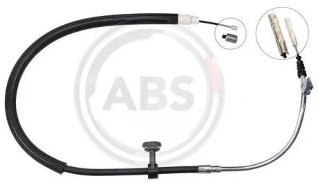 Тросовий привод, стоянкове гальмо A.B.S. K18907