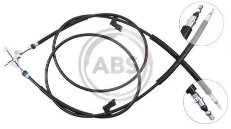 Тросовий привод, стоянкове гальмо A.B.S. K19076