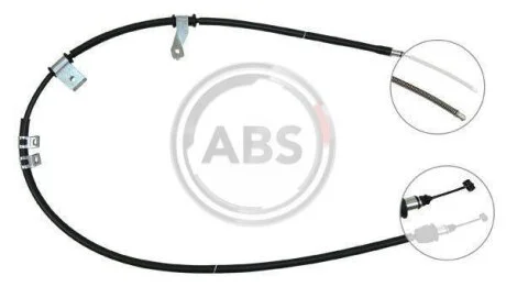 Тросовий привод, стоянкове гальмо A.B.S. K19168