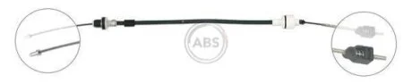 Трос, управление сцеплением A.B.S. K25750