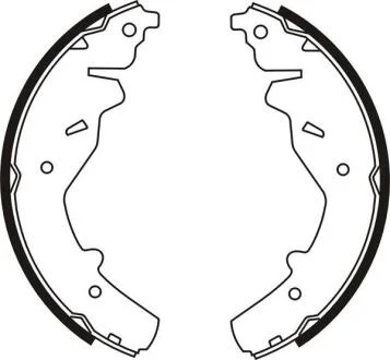 Тормозные колодки, барабанный тормоз ABE C00307ABE