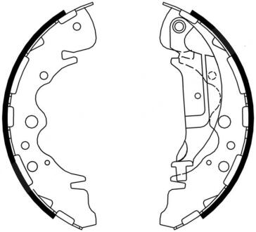 Гальмівна колодка KIA CARNIVAL II 2.9D/3.5 10.01-06.06 ABE C00324ABE
