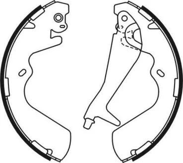 Колодки гальмівні барабанні, комплект ABE C00511ABE